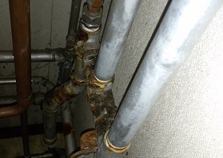 水道管の水漏れ修理・白石区