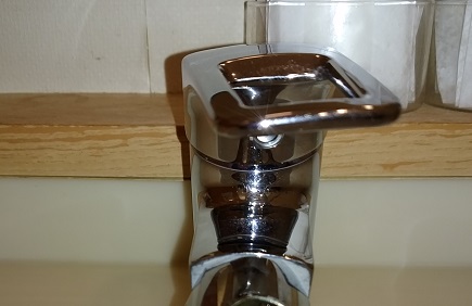 洗面イングルレバー水栓の修理