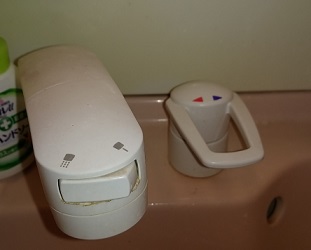 シングルレバー水栓の修理